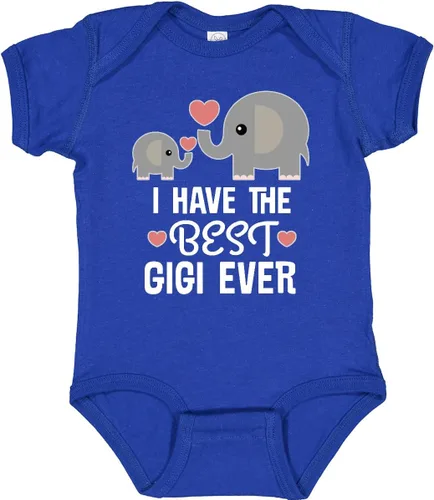 Vista 20 de inktastic Best Gigi Grandma Ever Grandchild Baby Bodysuit 0040 Negro
