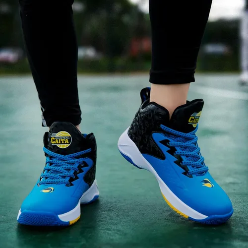 Vista 7 de Zapatos deportivos de baloncesto antideslizantes