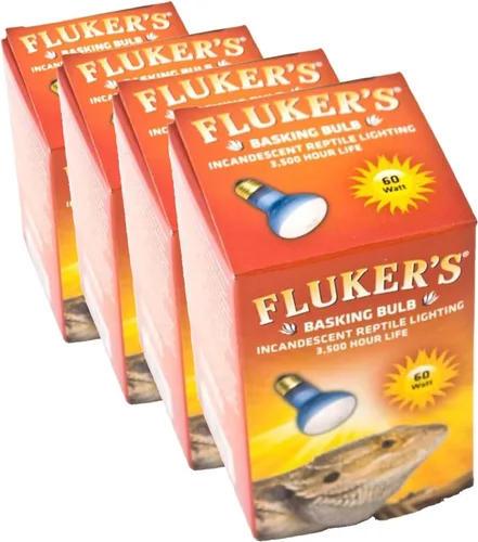 Vista 3 de Fluker's Focos de foco Basking para reptiles, color negro, 60 vatios