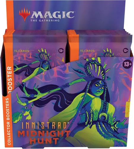 Vista 6 de Magic: The Gathering Innistrad: Midnight Hunt Collector Booster Box 12 paquetes (180 cartas mágicas)