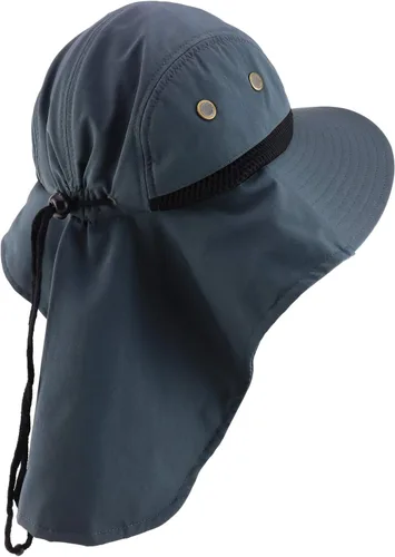 Vista 4 de Trendy Apparel Shop XXL - Gorro de pesca de poliéster grande con solapa para el cuello
