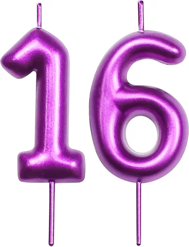 Vista 109 de DERVENTA Vela con números de 2.36 pulgadas, decoración perfecta para cumpleaños, brunch, postre, pastel, 1 pieza (número 0 rosa)