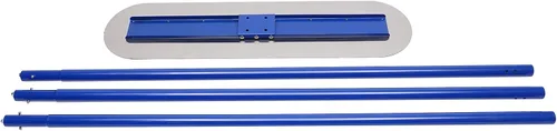 Vista 6 de Paleta de hormigón, kit de paleta de acabado ergonómico, herramienta de alisado de superficie para cemento y hormigón, herramientas de hormigón