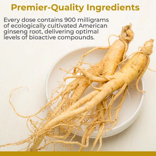 Vista 3 de Premier Research Labs Suplemento de ginseng americano – Cápsulas de ginseng americano, píldoras de raíz de ginseng a base de hierbas, extracto