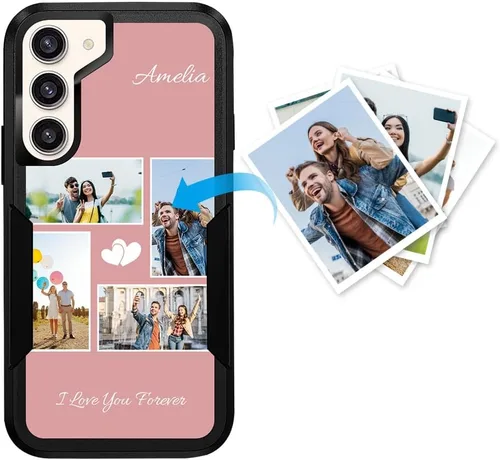 Vista 44 de Funda de teléfono personalizada para Galaxy S20 FE 5G, funda para teléfono multifoto, funda protectora resistente de doble capa a prueba de golpes