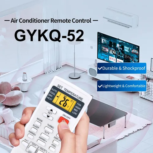 Vista 2 de Nuevo control remoto de CA de repuesto para COSTWAY, Della, YITAHOME, Albott, GLACER, JustSmart, RELAX4LIFE, SIMOE, DORTALA, PETSITE Mini Split Aire