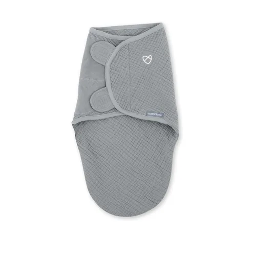Vista 12 de SwaddleMe Manta original – Tamaño pequeño/mediano, 0-3 meses, paquete de 3 (corazones de bebé), fácil de usar, mantiene al bebé cómodo y seguro