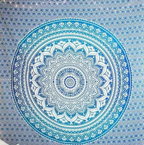 Vista 15 de ANJANIYA - Tapiz para colgar en la pared, diseño de mandala, nuevo sombreado dorado, decoración de dormitorio, metálico, hippy, arte de muro