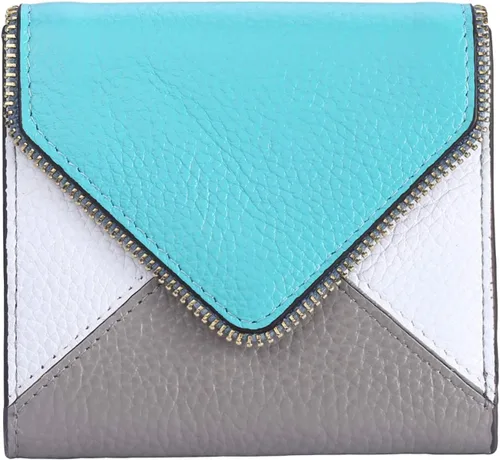 Vista 15 de Lavemi Carteras ultrafinas de cuero compacto para mujeres y niñas, con bloqueo RFID, tarjetero para tarjetas de crédito para mujeres 1-púrpura