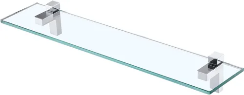 Vista 11 de KES BGS3201S40-2 - Estante de cristal de pared para baño, estante de 16 pulgadas montado en la pared, acabado de níquel cepillado, BGS3201S40-2