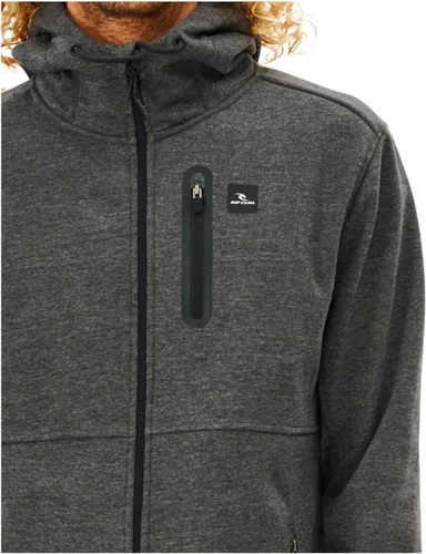 Vista 3 de Rip Curl Rip Curl Departed Anti Series - Chaqueta con capucha para hombre Carbón (Charcoal Marle)