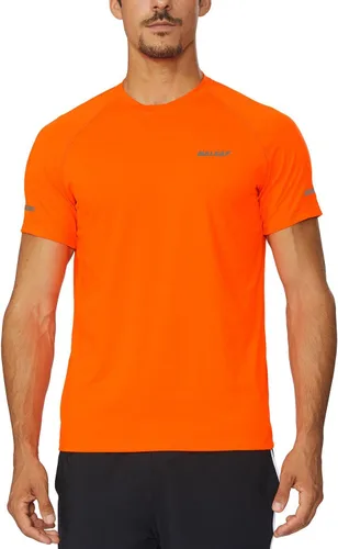 Vista 6 de Baleaf Camisetas de correr para hombre, de manga corta, atléticas, de secado rápido