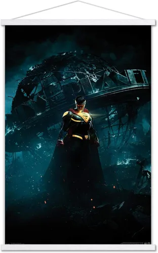 Vista 10 de Trends International DC Comics VIdeo Game - Injustice: Gods Among Us 2 - Póster de pared de Superman Key Art, 22.375 x 34 pulgadas, versión Versión