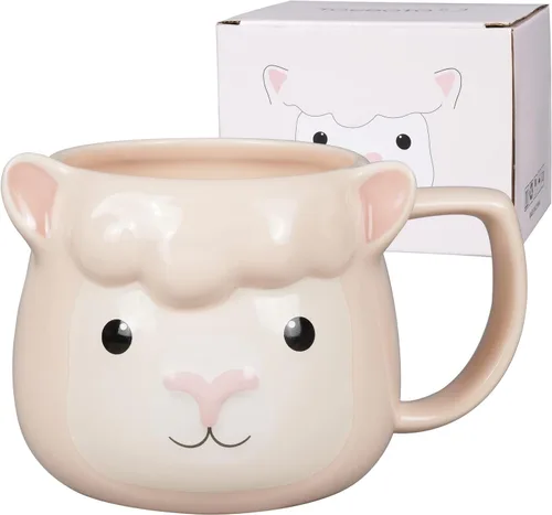 Vista 13 de Taza de Oso de 14 oz Taza de Café de Cerámica Taza de Té de Porcelana 3D para Mujeres y Hombres - Regalos de Oso Kawaii para Navidad, Inauguración