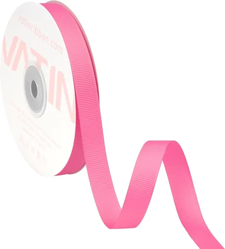 Vista 103 de VATIN Cinta de Grogrén Negra, 1-1/2" x 50 Yardas Continuas, Cinta de Grogrén de Poliéster Negra, Usar para Lazos de Bricolaje, Accesorios