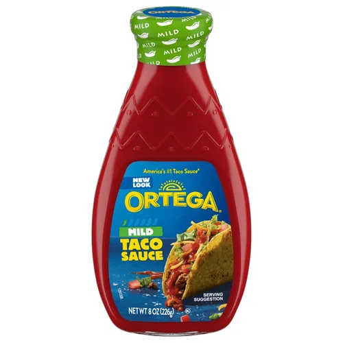 Vista 19 de Salsa picante para tacos Ortega Blazin’ Fire, 8 onzas
