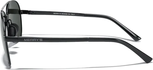 Vista 3 de MERRY'S Gafas de sol de aviador para hombres y mujeres, lentes polarizadas para conducción, lentes espejados, protección UV 400, 2.283in