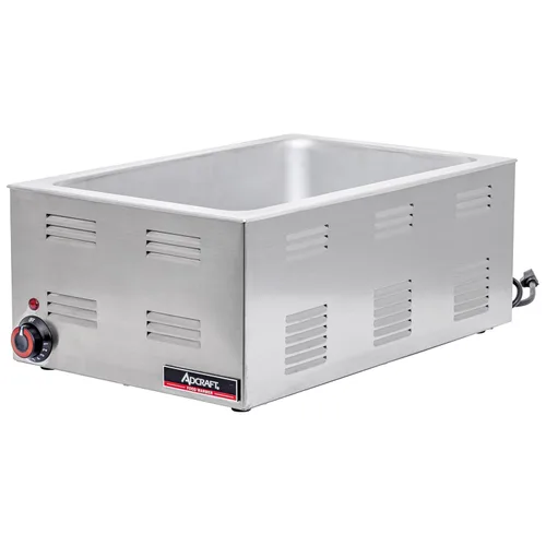 Vista 5 de Adcraft Calentador de alimentos de tamaño completo, 1200 W, en acero inoxidable (FW-1200W)