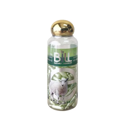 Vista 3 de Bill Lamb Placenta con Aloe Vera y Vitamina E 100 Gel Cap
