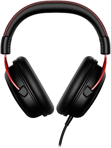 Vista 5 de HyperX Cloud II - Auriculares para videojuegos, sonido envolvente 7.1, almohadillas de espuma viscoelástica, marco de aluminio, con micrófono