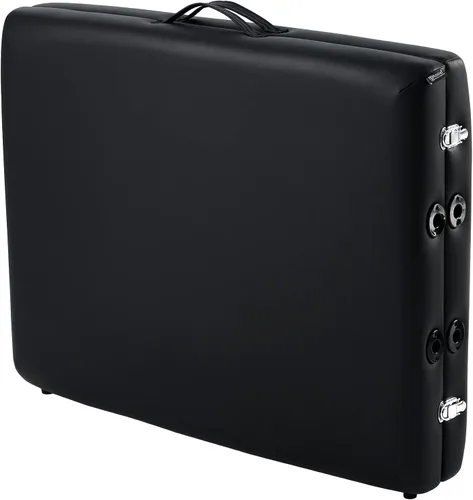 Vista 8 de Master Massage Argo - Mesa portátil de spa y belleza de 28 pulgadas, color negro con patas de nogal