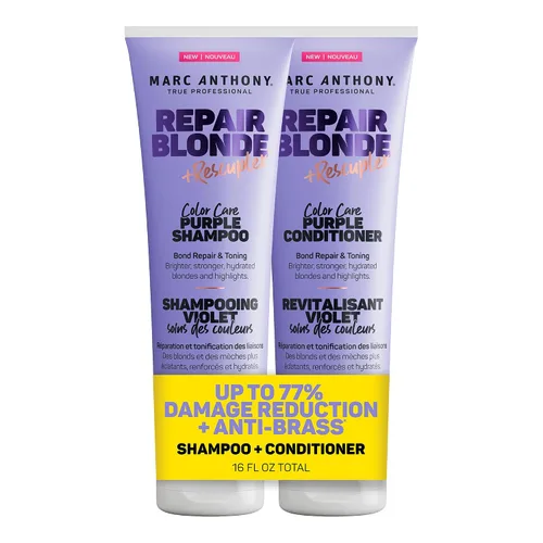Vista 11 de Marc Anthony Champú y acondicionador de aceite de argán con queratina, hidratante e hidratante para cabello seco y opaco. Repara, fortalece y revive