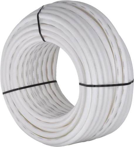 Vista 9 de SharkBite - Tubo de agua flexible PEX-B blanco de 1/2 pulgada x 1.5 metros, hecho en los Estados Unidos, paquete de 10, para fontanería, U860W5