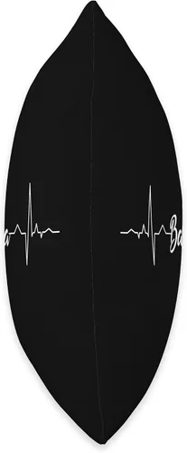 Vista 2 de Barcelona Heartbeat Gift Idea For Barca Heartbeat Design Fan Or Barcelona Resident - Almohada (16 x 16 pulgadas), multicolor