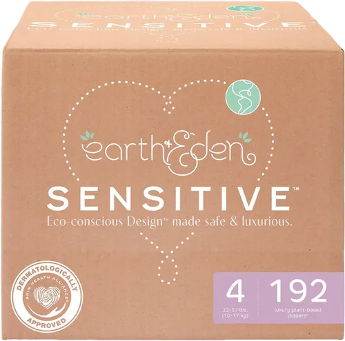 Vista 10 de Earth & Eden Sensitive Pañales ecológicos e hipoalergénicos Talla 1 176