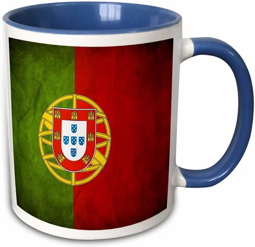 Vista 7 de 3dRose Taza de café, tamaño – 11oz – Banderas de la bandera de Portugal – divertido regalo de taza de café Negro/Blanco