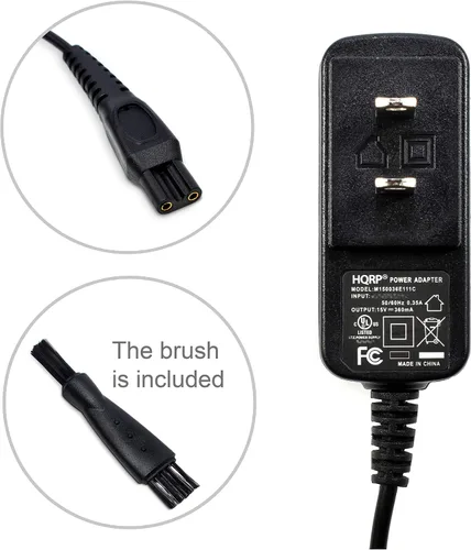 Vista 3 de HQRP Adaptador de CA de 15 V compatible con Philips Norelco 3100 3500 9000 9700 Series, S9721 AT811 7885XL 7886XL 8020X 8040X 8060X 8138XL 8867XL