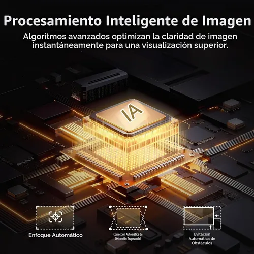 Vista 4 de [Producto oficial] Proyector con WiFi y Bluetooth 4K compatible