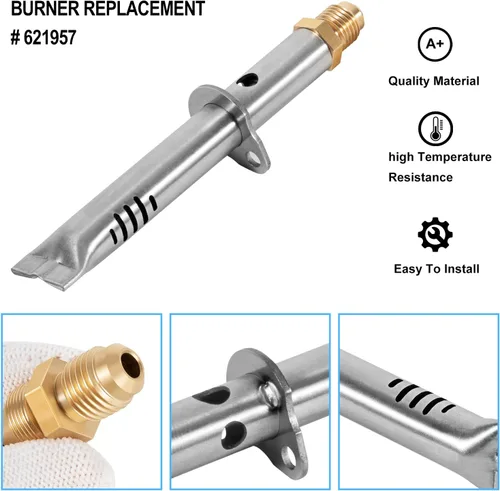 Vista 6 de 621957 Kit de piezas de repuesto para orificio de quemador de refrigerador para refrigerador Norcold N1095, N61X, N62X, N64X, N81X, N82X, N84X