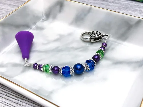 Vista 7 de Jewel Tone Scissor Fob Jewelry with Tip Cover
