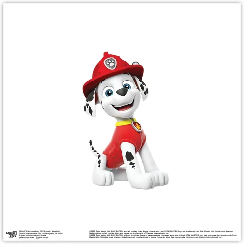 Vista 8 de Trends International Gallery Pops Nickelodeon PAW Patrol - Póster de pared de Marshall, 12 x 12 pulgadas, versión enmarcada en negro Versión