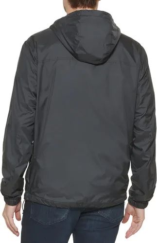 Vista 4 de Calvin Klein Abrigo de forro polar con capucha, chaqueta de plumón para hombre