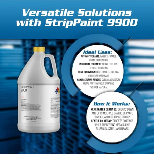 Vista 5 de StripPaint 9900 - Removedor de pintura y recubrimiento electrónico multicapa, 1 galón