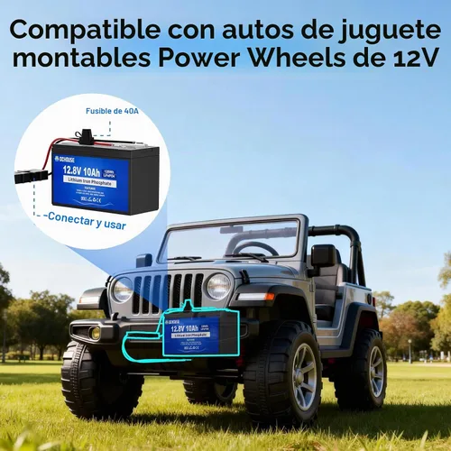 Vista 7 de DC HOUSE - Arnés de cables de 12 V para batería LiFePo4/plomo-ácido 7AH 10AH 12AH