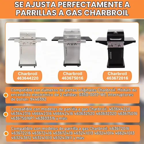 Vista 2 de DHLG-12 Kit de encendido para parrilla G511-0055-W1 para piezas