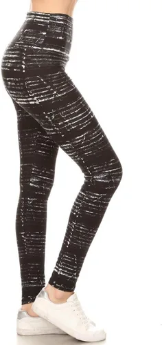 Vista 7 de Leggings Depot - Leggings de piel sintética para mujer, de cintura alta, elásticos Yoga-cactus y llama de 5