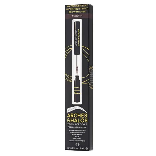Vista 4 de Arches and Halos - Mousse de microfibra teñida para cejas, moldeador de cejas ricamente pigmentado, bolígrafo de relleno resistente al agua, vegano