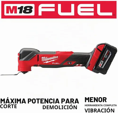 Vista 2 de Milwaukee Electric - M18 Fuel herramienta multifuncional oscilante (KIT)