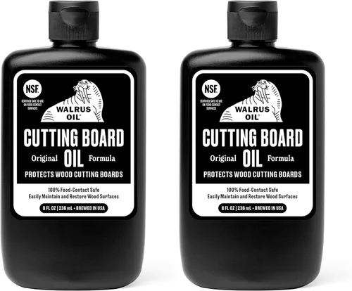 Vista 8 de Aceite de Morsa - Aceite para tabla de cortar y aceite para bloque de madera de carnicero, botella de 8 oz, seguro para contacto con alimentos