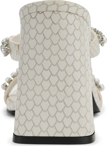 Vista 2 de Karl Lagerfeld Paris Sandalia de tacón de bloque con adornos Rayan para mujer