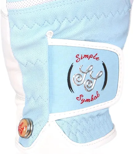 Vista 22 de Guantes de golf para hombre, cuero sintético de alta calidad, agarre estable, paquete de dos