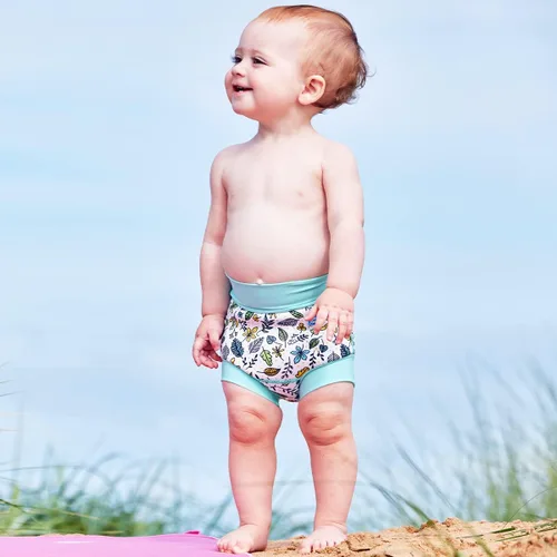 Vista 7 de Splash About Happy Nappy - Pañal de natación, 2 a 3 años, hojas caídas