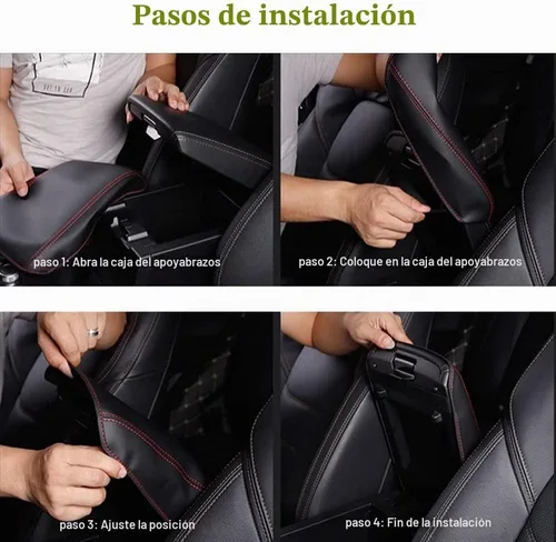 Vista 6 de Cubierta para Reposabrazos de Coche Impermeable Cubiertas de Almohadilla de Consola Central Resistente a Rayones Protección Completa Protector