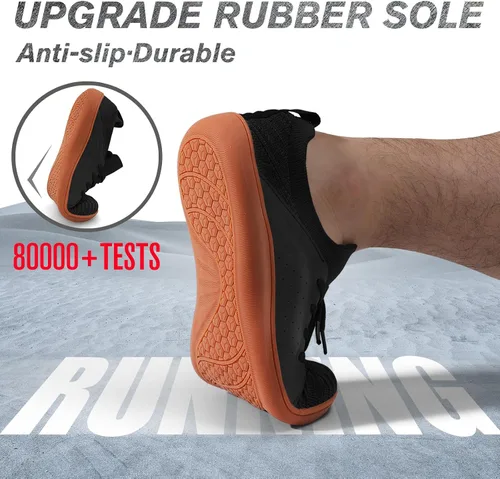 Vista 3 de relxfeet - Zapatos minimalistas para hombre, zapatos barefoot, zapatos de entrenamiento cruzado, zapatos de caminata de punta ancha, tenis
