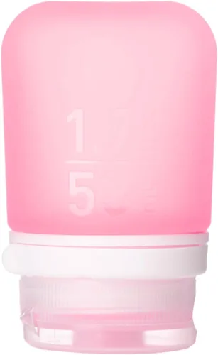 Vista 18 de Humangear GoToob, pequeño padre, Agua (Aqua)), HG3161 Refillable & Leak-Proof Silicone Travel Size Bottles with Locking Cap for Toiletries