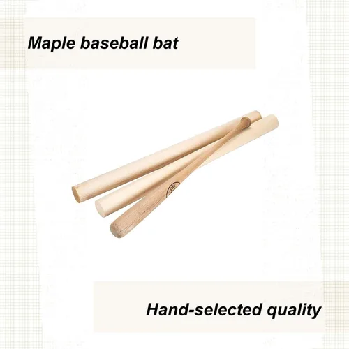 Vista 2 de Woodcraft Billet de bate de béisbol arce duro 2-3/4" X 37" 1 pieza